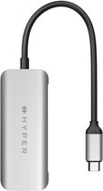 USB Hub Hyper HD41-GL Grey Black/Grey