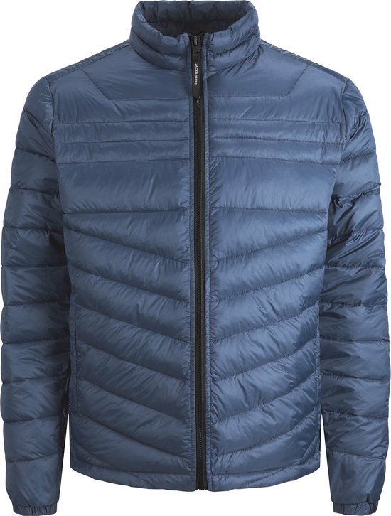 Jack & Jones - Heren Jas zomer Hero Puffer Collar - Blauw - Maat S