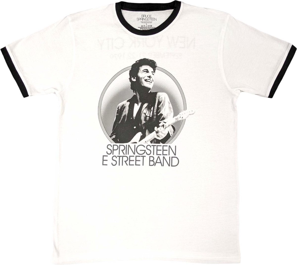 Bruce Springsteen - NYC Heren T-shirt - 2XL - Wit