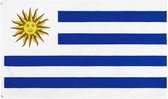 VlagDirect - Uruguayaanse vlag - Uruguay vlag - 90 x 150 cm.
