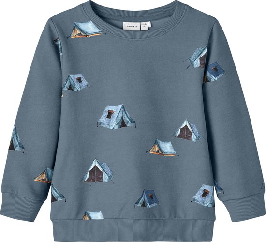 Name it sweater jongens - blauw - NMMlukam - maat 104