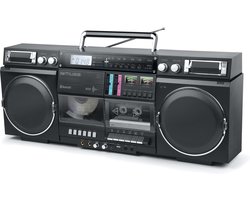 Muse M-380GB - Ghettoblaster met, FM, CD, cassette, USB, SD, 80 Watt