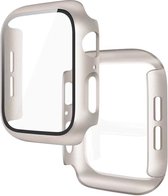 iWatch Case - Starlight - Geschikt voor 41mm Apple Watch - HD High Sensitivity Screen Protector met TPU All Around Anti-Fall Bumper Beschermhoes Cover - Compatibel met Apple Watch 7/8/9 41mm