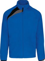 Veste d'entraînement tricot polyester ' Proact ' Blue Royal /Noir/Gris - XL