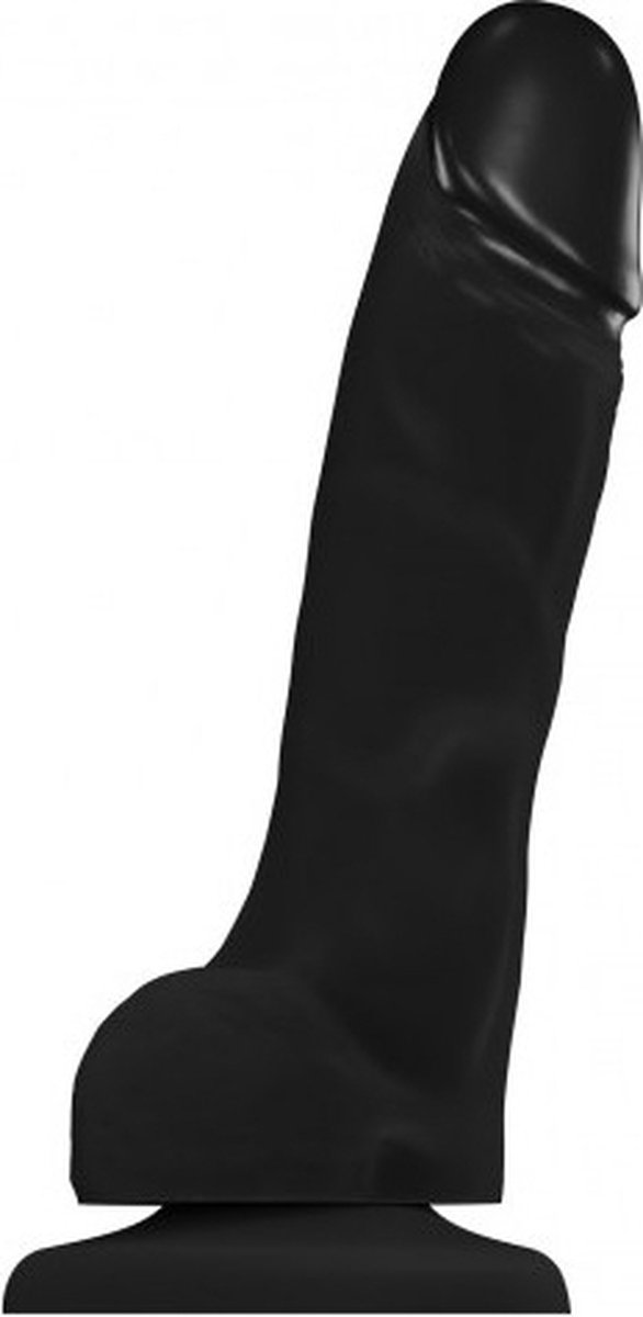Goedkoopste Strap-On-Me - Soft Realistic - Dildo met Zuignap - Zwart - Maat L