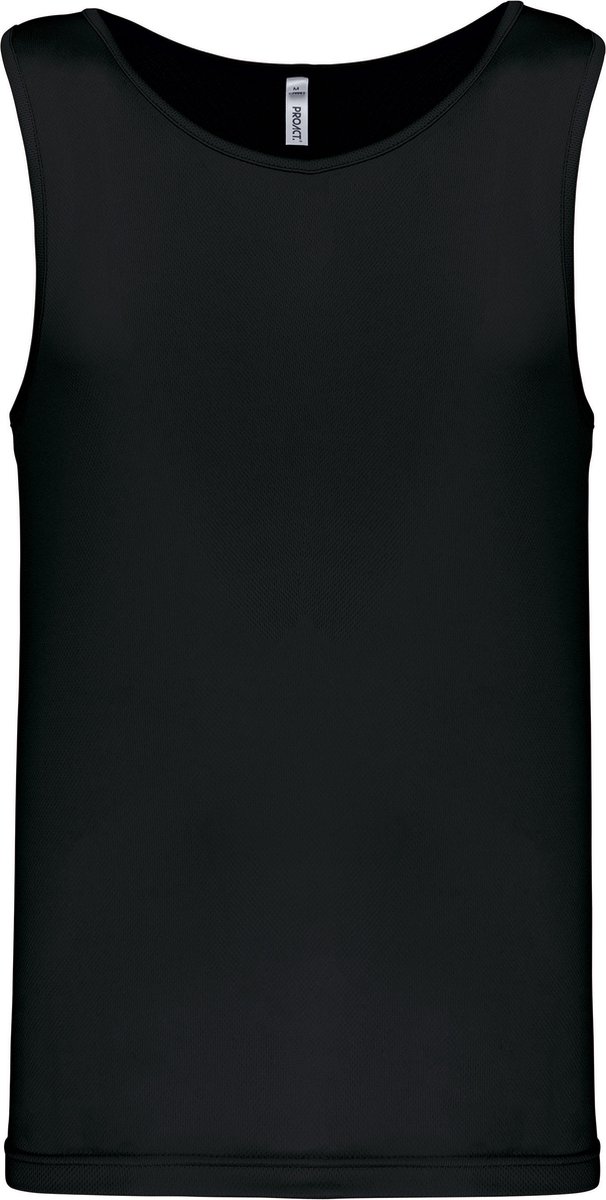 Herensporttop overhemd ‘Proact’ Zwart