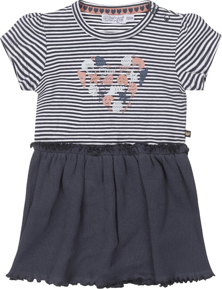 Dirkje - Jurk - Navy - Maat 56