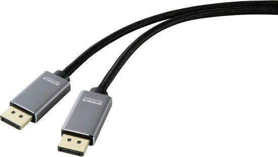 SpeaKa Professional SP-8993892 DisplayPort-kabel DisplayPort Aansluitkabel DisplayPort-stekker, DisplayPort-stekker 5.0