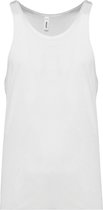 Triblend herentanktop sportshirt 'Proact' White - XL