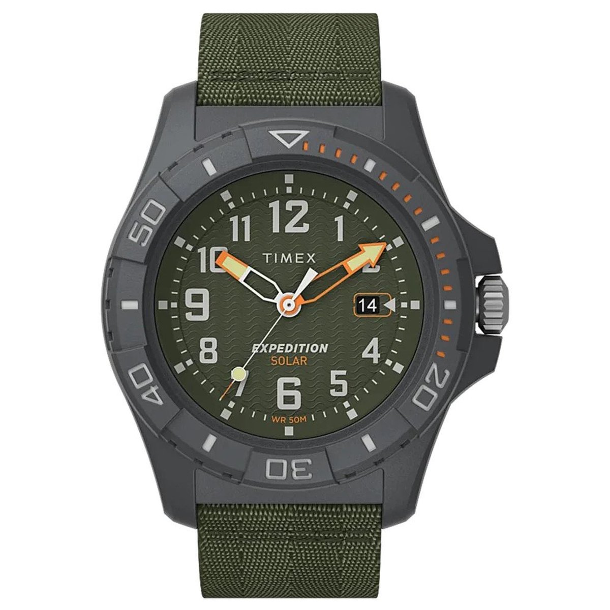 Timex Freedive Ocean TW2V40400 Horloge - Textiel - Groen - Ø 45 mm