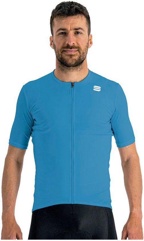 Sportful Fietsshirt Korte Mouwen Blauw Heren - Matchy Short Sleeve Jersey Berry Blue-XL