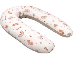Product: Funnababy Sand Rainbow Voedingskussen - Zwangerschapskussen XL - Afneem- en wasbare hoes, van het merk Funnababy