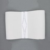 wit tailleband elastiek bandelastiek - 4 cm breed - 1 m - band elastisch