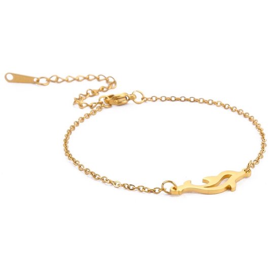Sorprese armband - Dolphin - armband dames - goud - cadeau - Model A