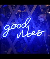 ST Producten Good Vibes - Neon Licht - Decoratie - Blauw