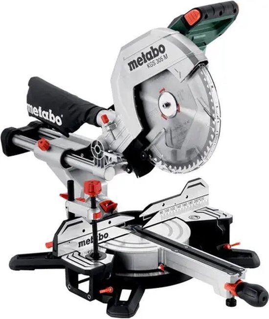 Metabo Afkortzaag KGS 305 M met trekfunctie | nieuwste model - 613305000