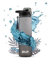 aller. Gourde Motivation - Bouteille d'eau 1 litre - Gourde avec marquage de l'heure - Bec verseur pratique - Bouteille d'eau 1L - Sans BPA et sans fuite