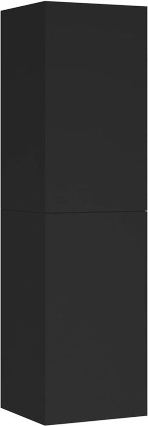 vidaXL-Tv-meubel-30,5x30x110-cm-bewerkt-hout-zwart