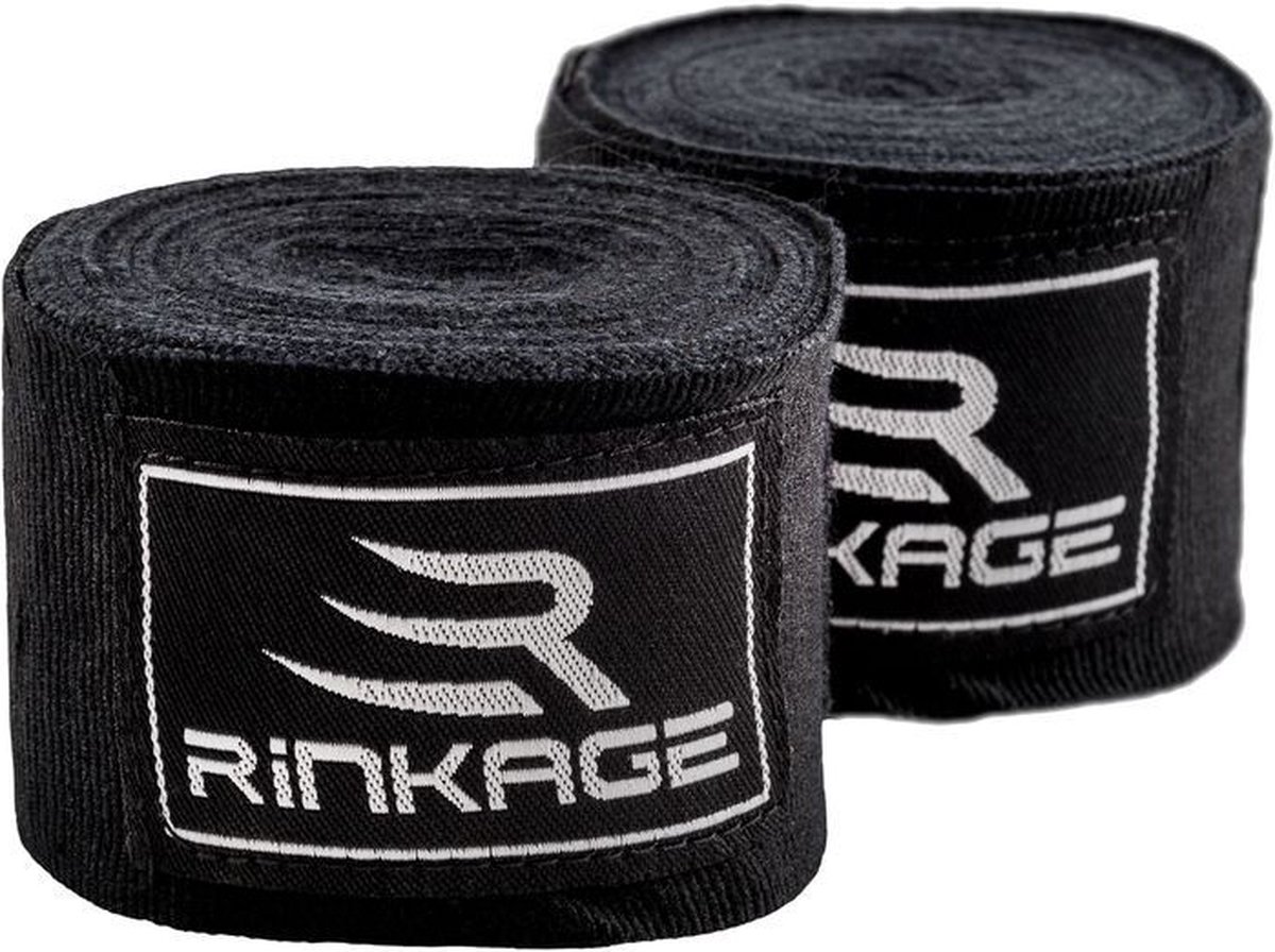 Rinkage Vanquish Handwraps - 450 cm - Zwart