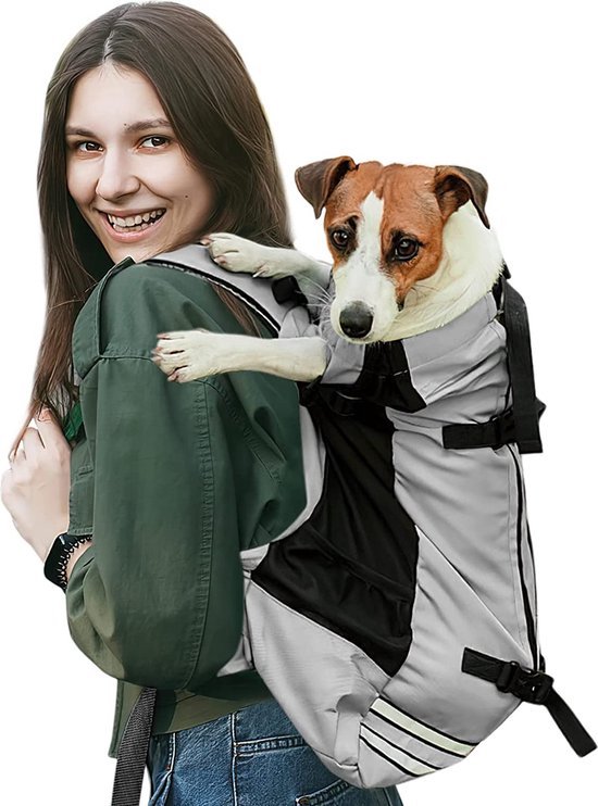 Hond in rugzak sale