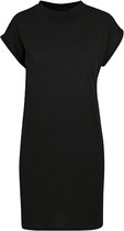 Super Oversized damesshirt 'Turtle Shoulder Dress' Black - XXL