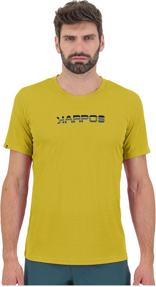 Karpos Loma T-shirt Met Korte Mouwen Geel XL Man