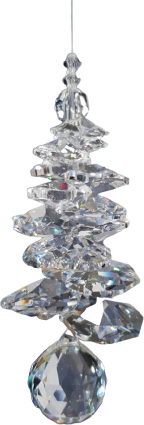 Ice Raamhanger gemaakt met o.a. Swarovski kristallen, Raamkristal , raamdecoratie, fengshui, kerst, kerst decoratie, kristal, hanger, kerstversiering, Suncatcher, zonnevanger