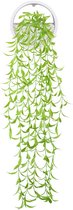 Cgoods Wanddecoratie - kunstplant - muurdecoratie - hangplant - plantenpot - wit slingers