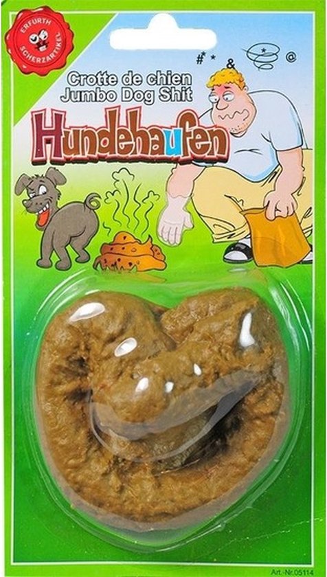 Honden nep drol/drollen poep fopartikelen 9 cm - Set van 3x stuks - Feestartikelen humor - Fopartikelen 1 april