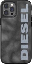 Diesel Bleached Denim Back Case - Geschikt voor Apple iPhone 12 Pro Max (6.7") - Grijs