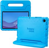 HappyCase Kinder Tablethoes Geschikt voor Lenovo Tab M10 HD Gen 2 | Kindvriendelijke Hoes | Beschemhoes | Kinderhoes | met Handvat en Standaard | Blauw