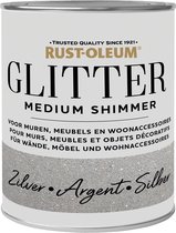Rust-Oleum Glitterverf Medium Shimmer Zilver 750ml
