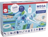 Speelgoed - mega knutselbox - 1000 stuks - space - ruimte - knutselkoffer - knutselpakketten- knutseldoos - knutselen voor kinderen - diy - hobbypakket - creatief speelgoed - glitter - wiebelogen - kado