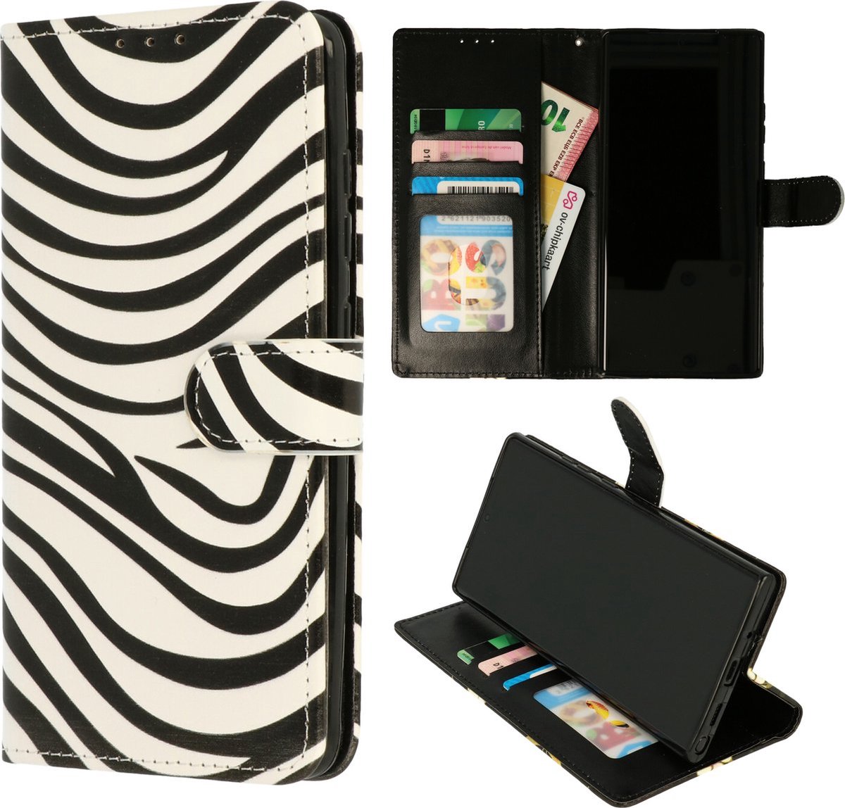 Bookcase Zebra - Samsung Galaxy A52 5G - Portemonnee hoesje