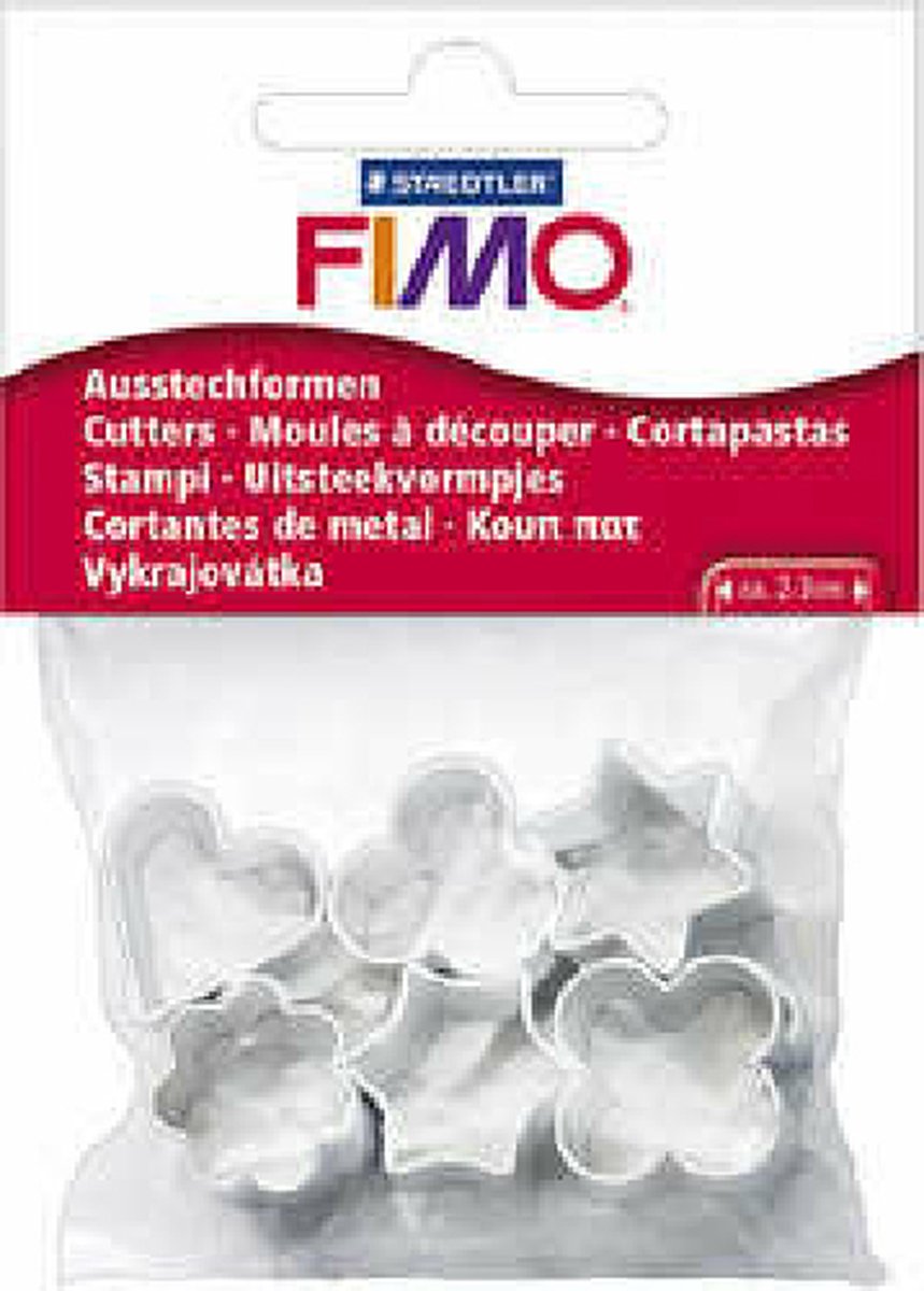 FIMO® - Klei - Uitsteekvormen - 2x6 stuks