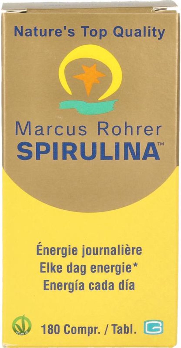 Goedkoopste Marcus Rohrer Spirulina 180 Tabletten