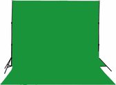 Donley Greenscreen - 300 * 400cm - Vinyl - Écran vert extensible - studio photo avec effet chromakey - fond de tournage de film - photographie de fond - écran vert photographie, vidéo et télévision - tissu photo vert - tissu de fond pour studio photo