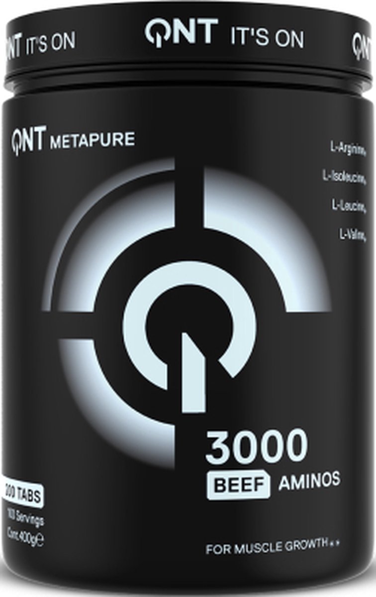 Goedkoopste QNT Beef Aminos 3000 - Aminozuren - 200 tabs