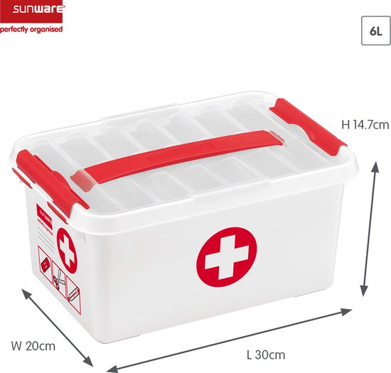 Marskramer Sunware Q-Line opbergbox met inzet 22 liter 79800409 Marskramer Sunware Q-Line opbergbox met inzet 22 liter 79800409