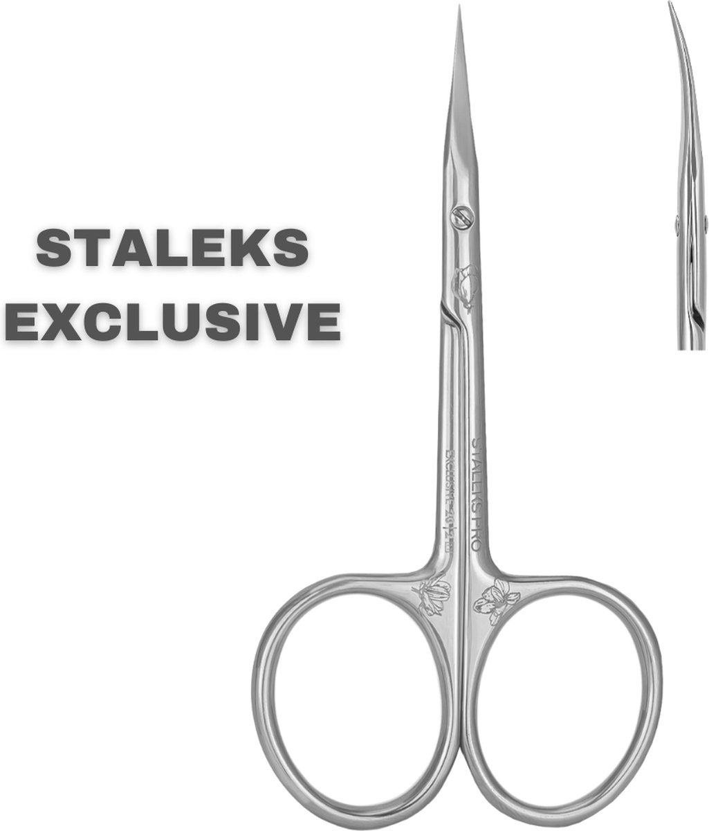 STALEKS - EXCLUSIVE- Manicure/nagelriem schaar - type 20/2 - PRECISIE tool - PROFESSIONELE nagelriem schaar - zeer duurzaam