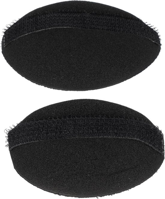 Hair Tool Volume Maker Rond 2 Stuks Zwart Hulpmiddel Kapsel