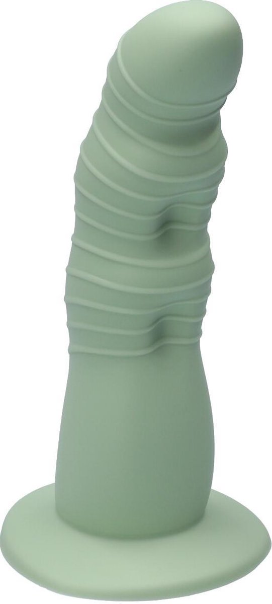Goedkoopste Ylva & Dite - Rhea - Siliconen Dildo met zuignap - Made in Holland - Pastel Groen