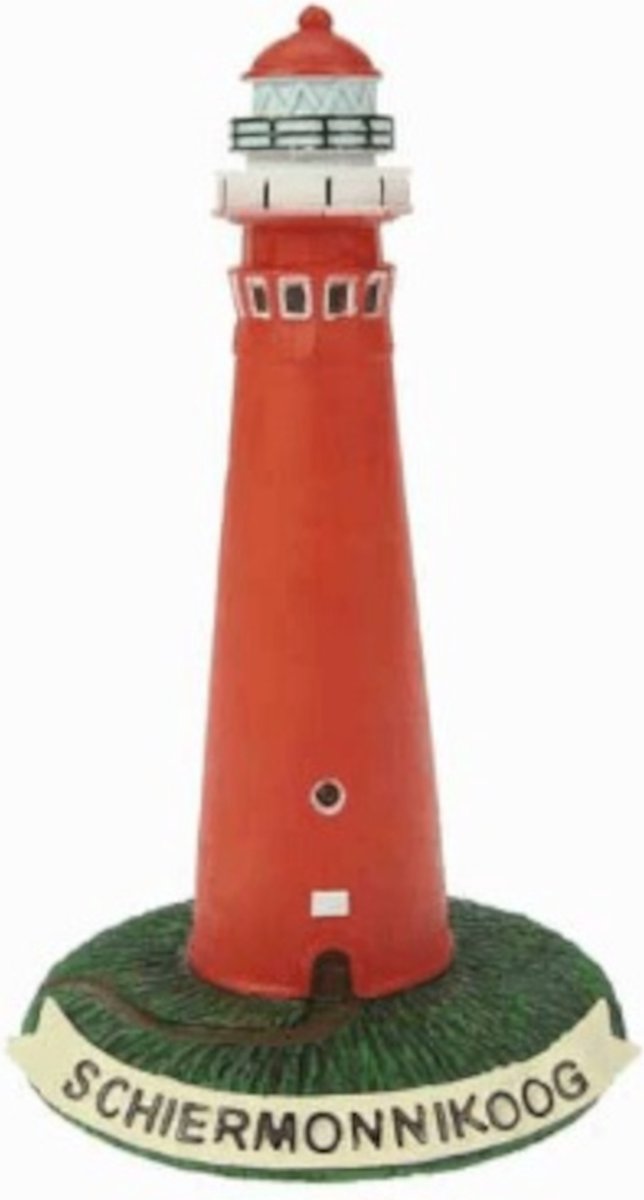 Vuurtoren Schiermonnikoog 13cm - Miniatuur Beeldje