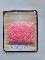 Parels voor voorwerpen (bv. beer) te beplakken - 2 zakjes - 4mm - parelmoer roze