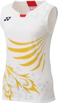 Yonex Japan Team Mouwloos T-shirt Wit XL Vrouw