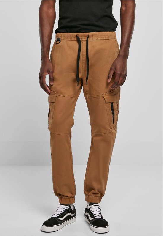 Southpole - Cargo with zipper and D-ring Heren joggingbroek - M - Bruin