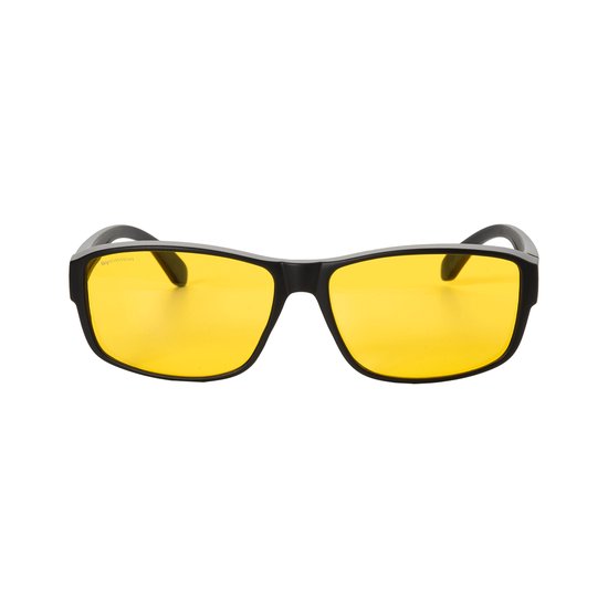 IKY EYEWEAR overzet zonnebril OB-1004H1- zwart-high-contrast