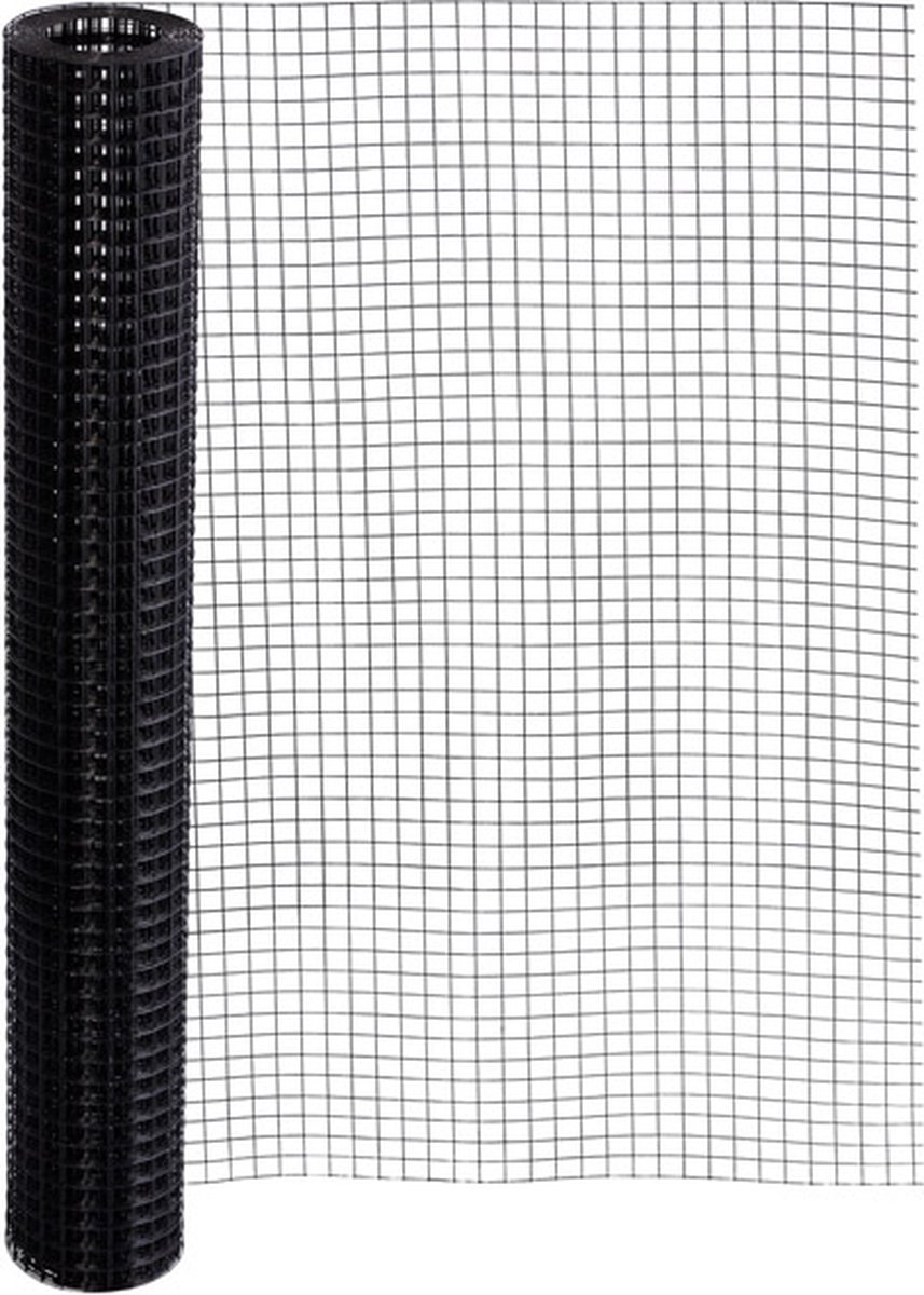 Volieregaas 19 x 19mm 1.45mm 100cm x 25m black