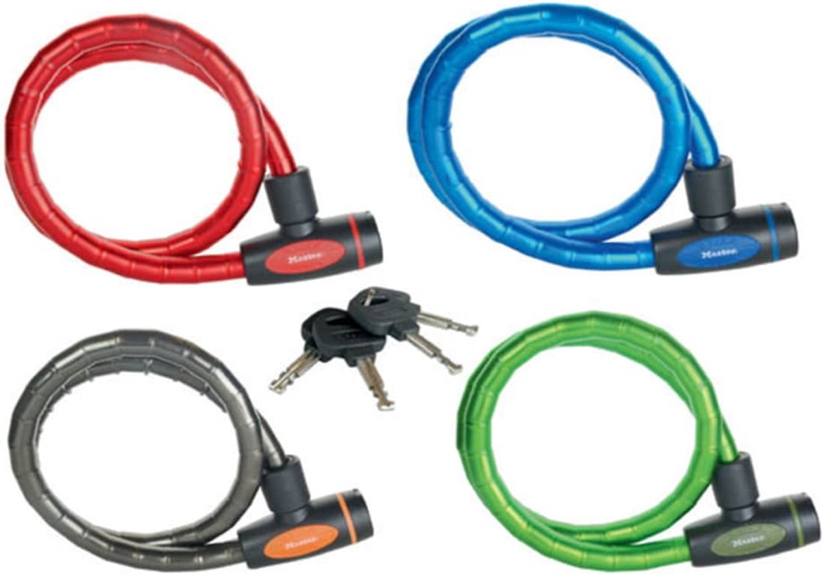 Master Lock Kabelslot met sleutels 100x1,8 cm - groen