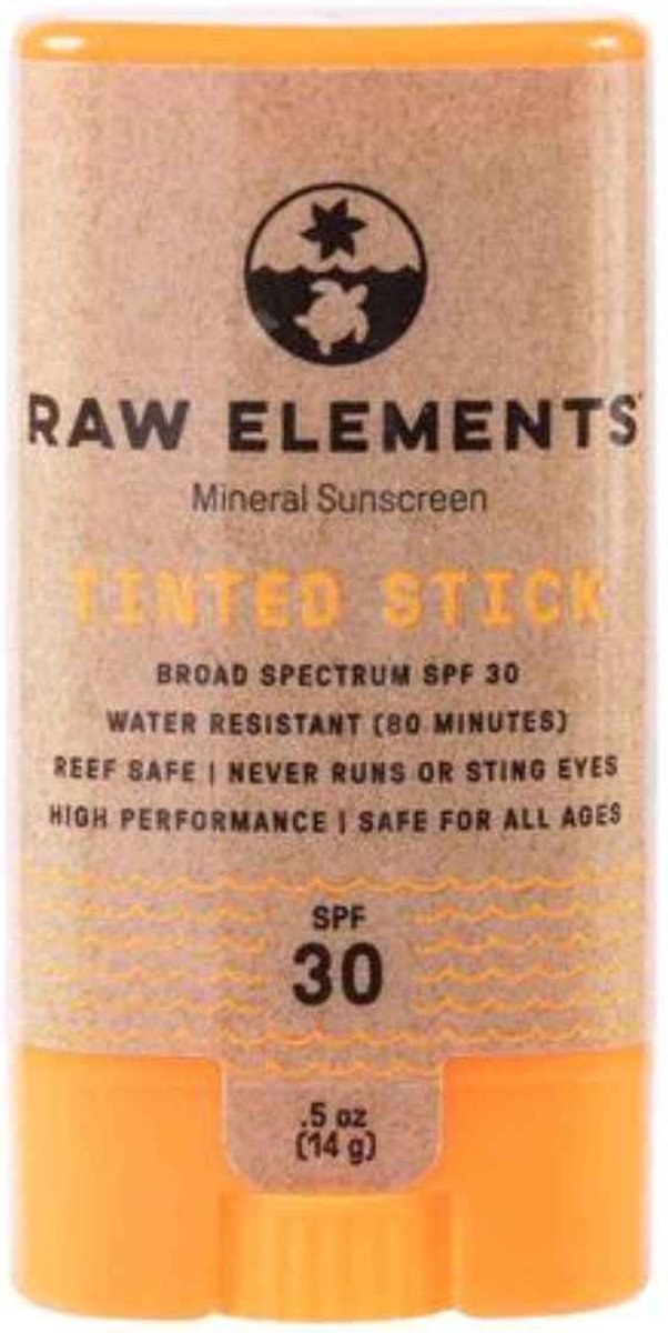 Raw Elements - Natuurlijke Zonbescherming - SPF 30 - Stick - huidskleur